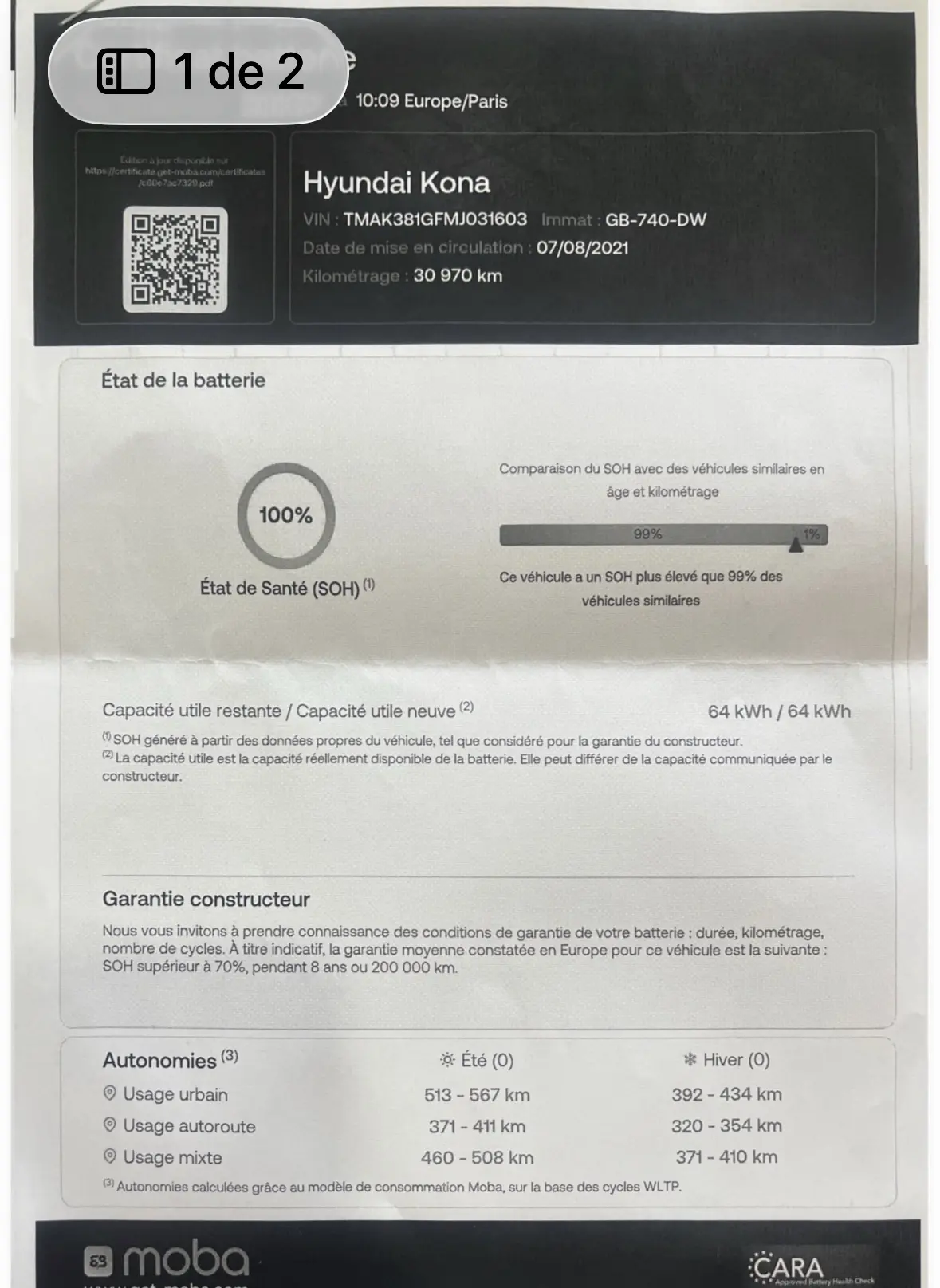 Hyundai Kauai 64 kWh Premium+P.Premium 52