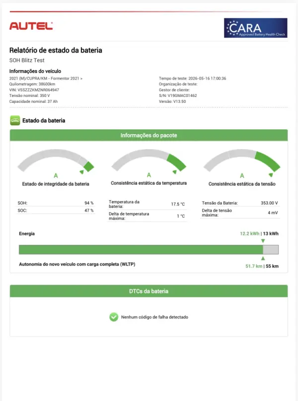 Cupra Formentor 1.4 e-Hybrid DSG VZ 37