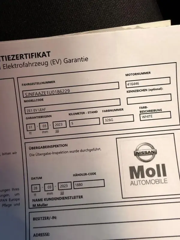 Nissan Leaf 40 kWh 20
