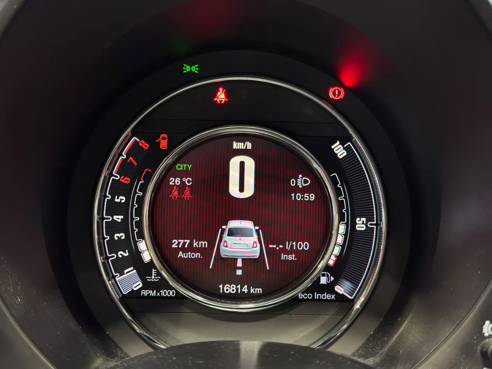 Fiat 500 1.0 Hybrid Lounge 10
