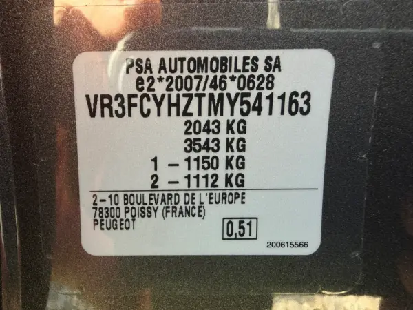 Peugeot 508 SW 1.5 BlueHDi Allure Pack EAT8 68