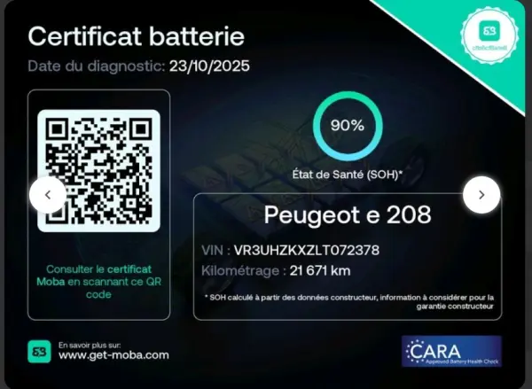 Peugeot e-208 50 kWh Active Active Business 49