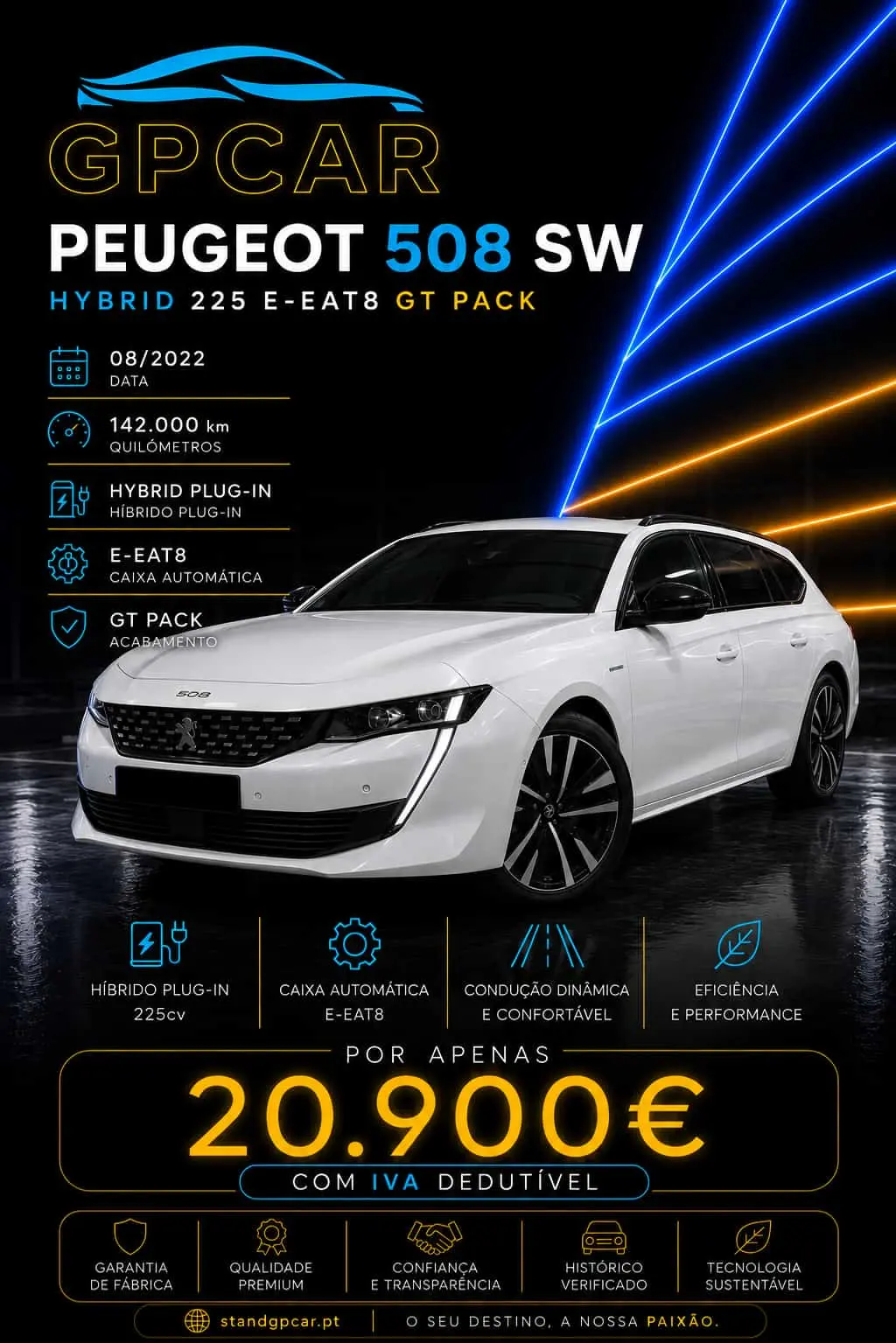 Peugeot 508 SW 225 e-EAT8 GT Pack 1