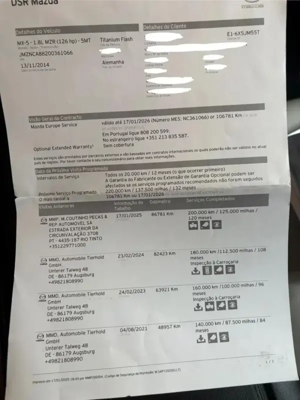 Mazda MX-5 1.8 MZR Sendo 31