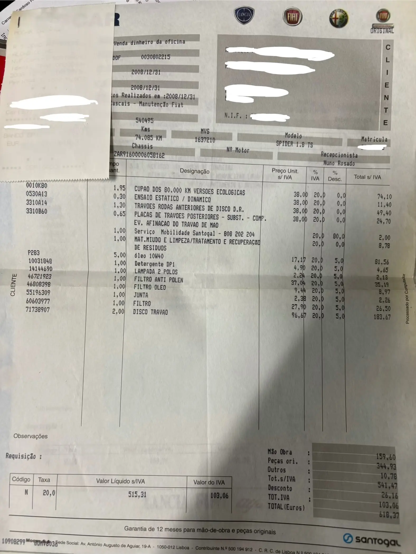 Alfa Romeo Spider 1.8 TS 32