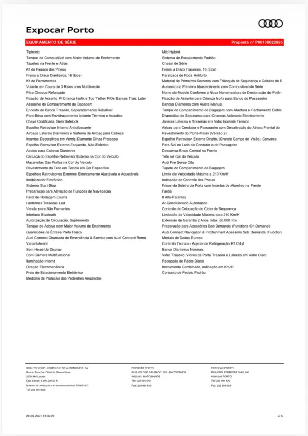 Audi A4 Avant 30 TDI Advanced S tronic 5