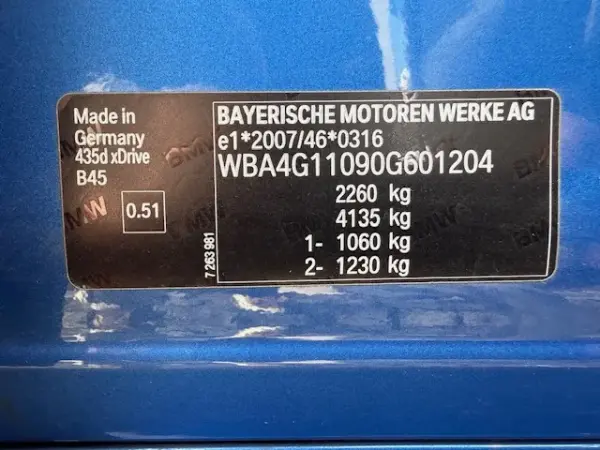 BMW 435 Gran Coupé d xDrive Pack M Auto 6