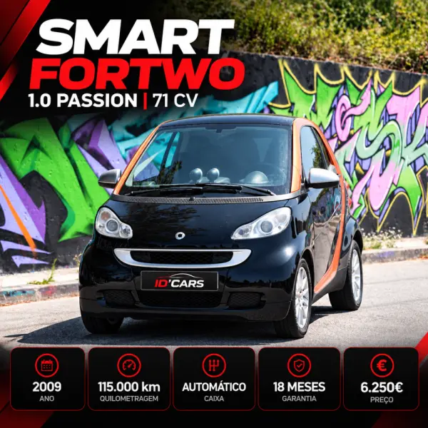 Smart ForTwo Coupé 1.0 Passion 71 1