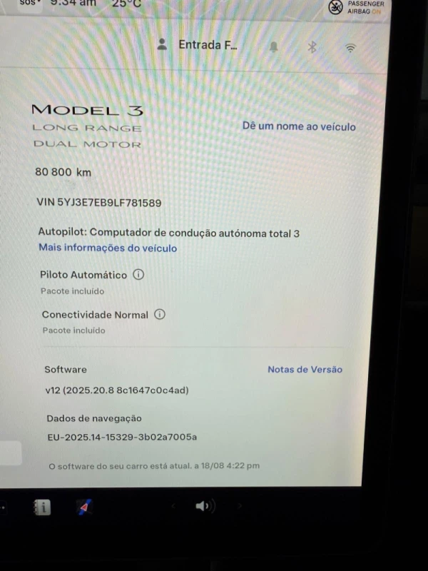 Tesla Model 3 Long Range Tracao integral 9