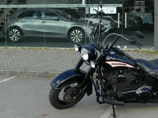 Harley-Davidson FLST Soft Tail c/ injeção c/ radiador óleo 16