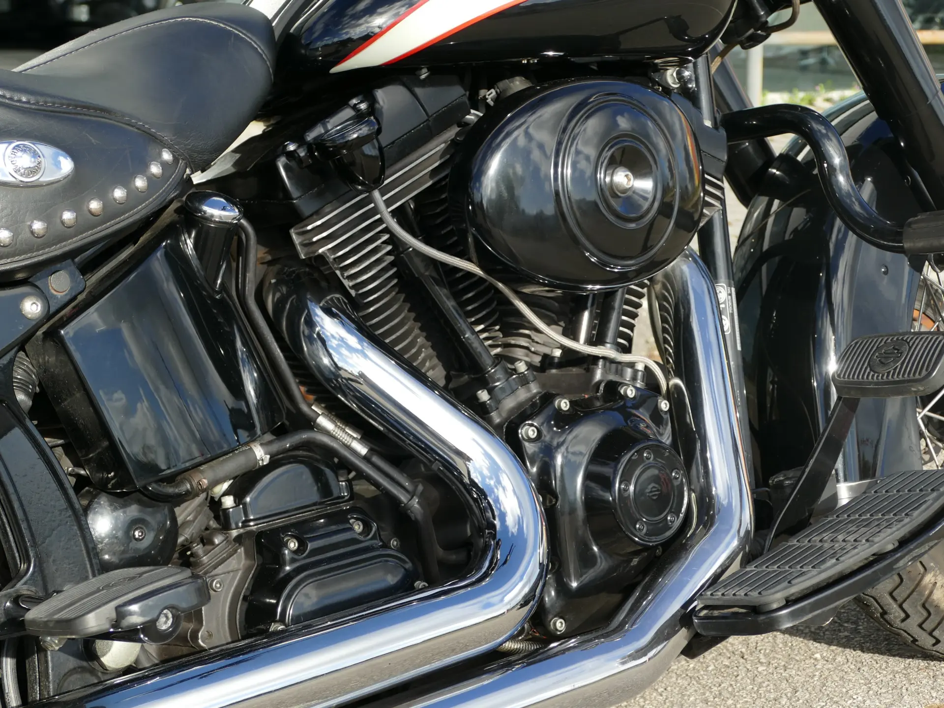 Harley-Davidson FLST Soft Tail c/ injeção c/ radiador óleo 10
