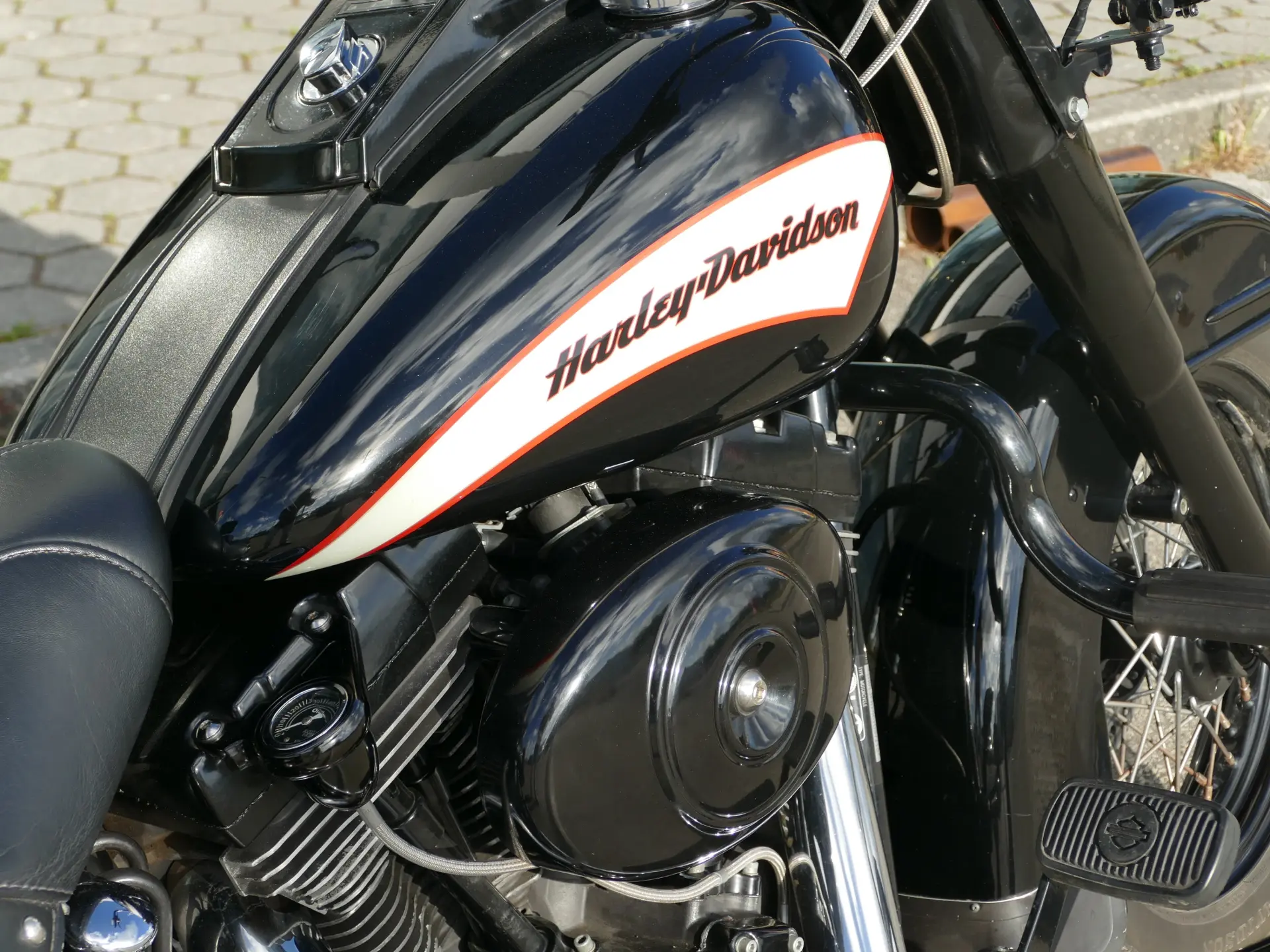 Harley-Davidson FLST Soft Tail c/ injeção c/ radiador óleo 12